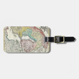 Welts-Karte von Nordeuropa Gepäckanhänger