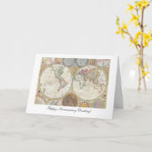 Welts-Karten-ab 1794 - glücklicher Jahrestag Karte (Gelbe Blume)