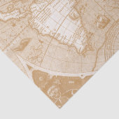 Welts-Karten-Seidenpapier Seidenpapier (Ausschnitt)