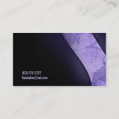 Welts-Karten-Visitenkarten Visitenkarte (Rückseite)