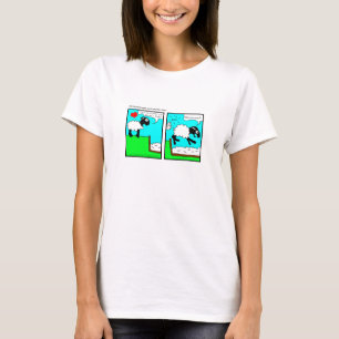 Welts-Lamm und Reis nährt lustiges T-Shirt