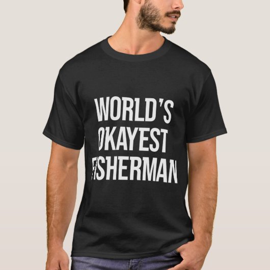 Welts Mittelmäßiger Fischer T-Shirt (Vorderseite)
