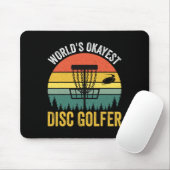 Welts Okayester Disc Golfer _1 Mousepad (Mit Mouse)