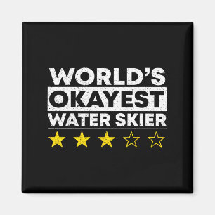 Welts okayester Wasserskiläufer Wasserski Wassersk Magnet