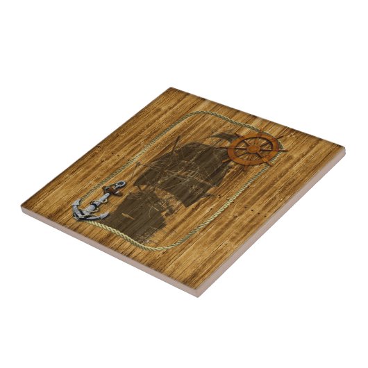 Welts-Segeln Fliese (Seite)