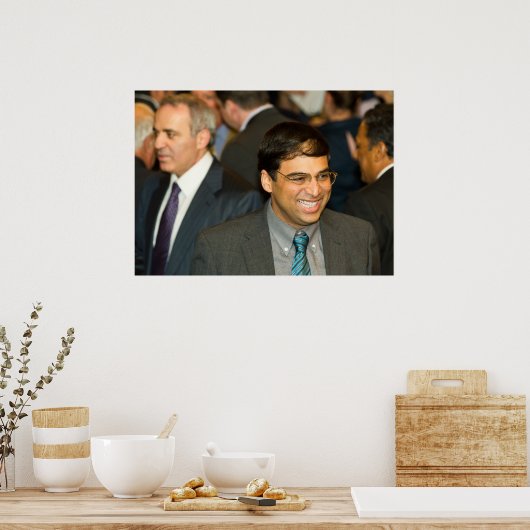 Weltschachmeister Vishy Anand Poster (Küche)