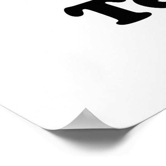 Weltschlechtechlehrer Poster (Ecke)