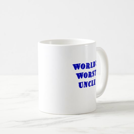 Weltschlechtester Onkel Kaffeetasse (VorderseiteRechts)