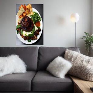 Weltschlimmstes Gericht der Welt   Art der AI Poster