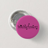 Weltschmerz Button (Black/Pink) (Vorne & Hinten)