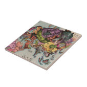 Weltsicht-Karte 1900 Fliese (Seite)