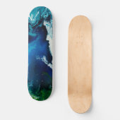 Weltsicht vom Weltraum #2-Skateboard Skateboard (Vorderseite)