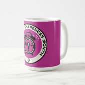 Weltsmonatsblutung Monat Kaffeetasse (VorderseiteRechts)