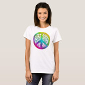 Weltsprache des Friedens T-Shirt (Vorne ganz)