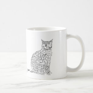 Weltsprachkatzen-Tasse Kaffeetasse