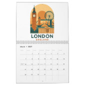 Weltstädte 2022 Reise-Kalender  Kalender (Mär 2027)