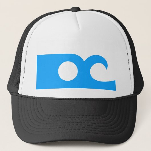 Weltstadtflagge vereinte Staat Amerika Maryland Truckerkappe (Vorderseite)