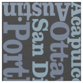 Weltstadtgewebe Stoff (Nahaufnahme)