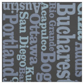 Weltstadtgewebe Stoff (Muster)