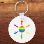 Weltstolz Schlüsselanhänger (Vorderseite)