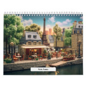 Weltstraßen im Miniaturkalender Kalender (Titelbild)