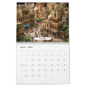 Weltstraßen im Miniaturkalender Kalender (Mär 2027)