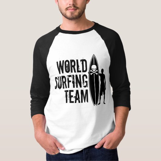 Weltsurfendes Shirt (Vorderseite)