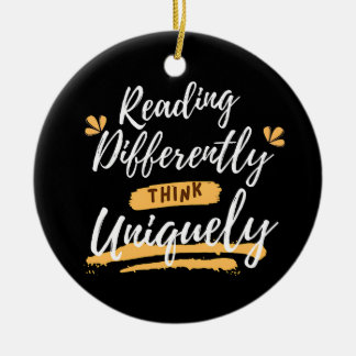 Weltsyslexie Keramik Ornament