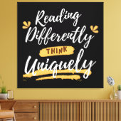 Weltsyslexie Leinwanddruck (Insitu (Wohnzimmer))