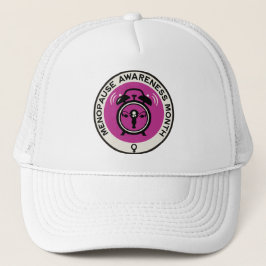 Weltt-Menopause-Monat Truckerkappe