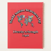 Welttag der Aufklärung über Autismus. Diversity St Planer (Rückseite)