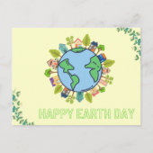 Welttag der Erde Postkarte (Vorderseite)