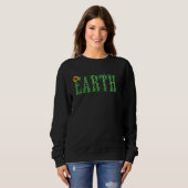 Welttag der Erde Umwelt Sweatshirt (Vorne ganz)