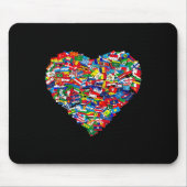 Welttag der Flaggen Mousepad (Vorne)
