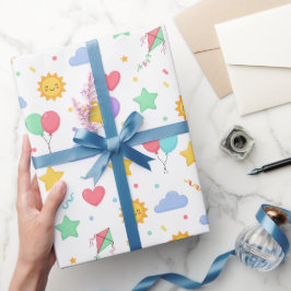 Welttag der Kinder Geschenkpapier