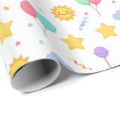 Welttag der Kinder Geschenkpapier (Rolleneckpunkt)