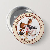 Welttag der Landtiere Button (Vorne & Hinten)