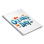 Welttag der Ozeane - Feierlichkeiten zum Ozeantag Notizblock (Rechte Seite)