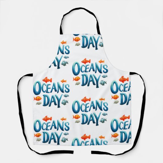 Welttag der Ozeane - Feierlichkeiten zum Ozeantag  Schürze (Vorderseite)