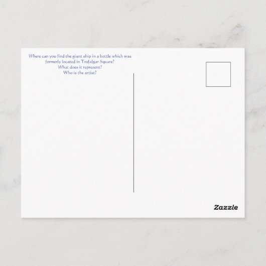 Welttag der Ozeane Postkarte (Rückseite)