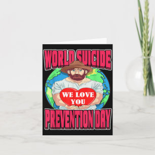Welttag der Prävention Motivations-Papa September Karte
