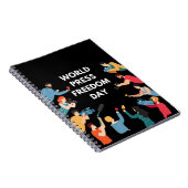 Welttag der Pressefreiheit Notizblock (Rechte Seite)