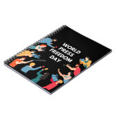 Welttag der Pressefreiheit Notizblock (Linke Seite)