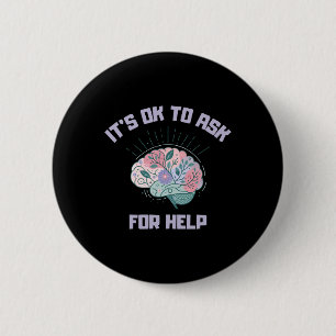 Welttag der psychischen Gesundheit Es ist ok, um H Button