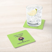 Welttag der psychischen Gesundheit. Unsichtbare Sc Rechteckiger Pappuntersetzer (Vor Ort)