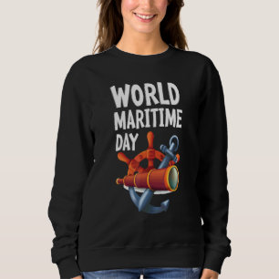 Welttag der Seeschifffahrt IMO Sweatshirt