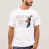 Welttag der Tiere - Schutz des Waldes T-Shirt (Vorderseite)