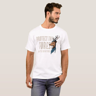 Welttag der Tiere - Schutz des Waldes T-Shirt