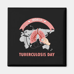 Welttag der Tuberkulose Sonniger Tag des Gesundhei Magnet
