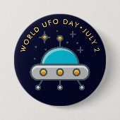 Welttag der UFO Button (Vorderseite)